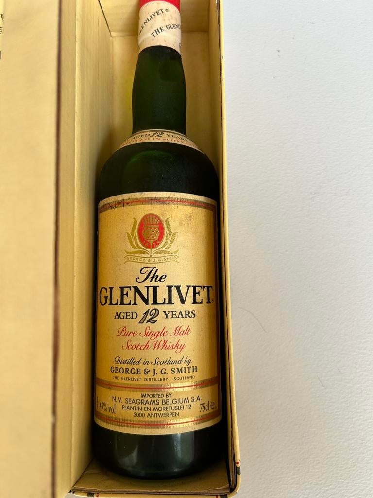 The glenlivet 12 years scotsh wiskey, Verzamelen, Ophalen, Zo goed als nieuw