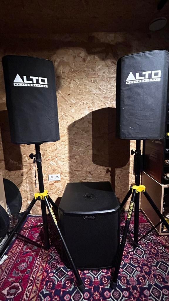 Alto TS 312/15Sub bundle (speakerset), Enlèvement, Comme neuf