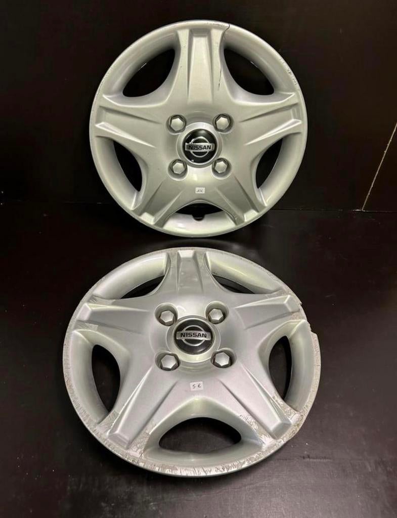 2 enjoliveurs d’origine Nissan micra 14", Autos : Divers, Enjoliveurs, Utilisé, Enlèvement ou Envoi