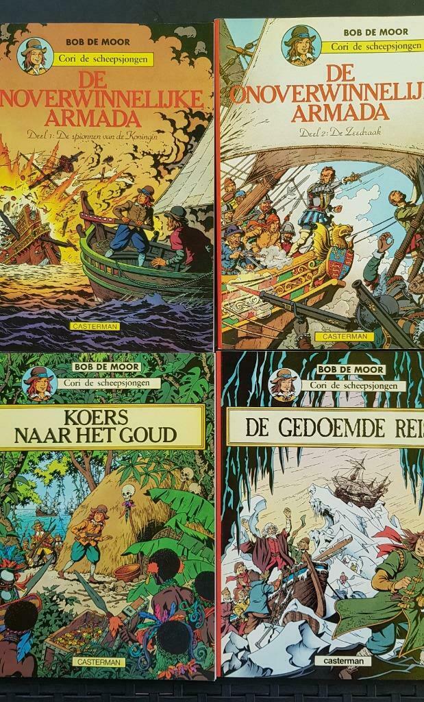 Strip Casterman Cori de Scheepsjongen De Moor, Boeken, Meerdere stripboeken, Ophalen, Zo goed als nieuw, De Moor