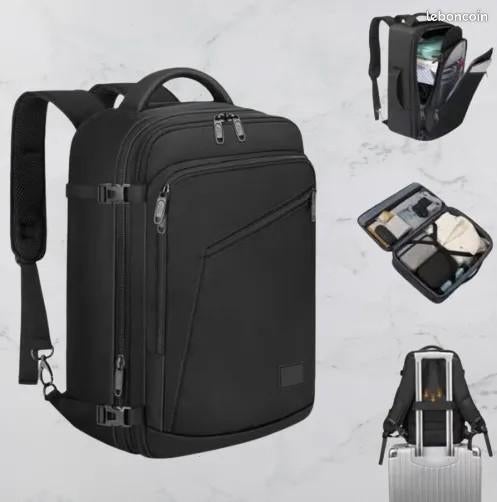 Sac à dos de voyage extensible 40x30x20/25cm pour EasyJet, Envoi, Neuf
