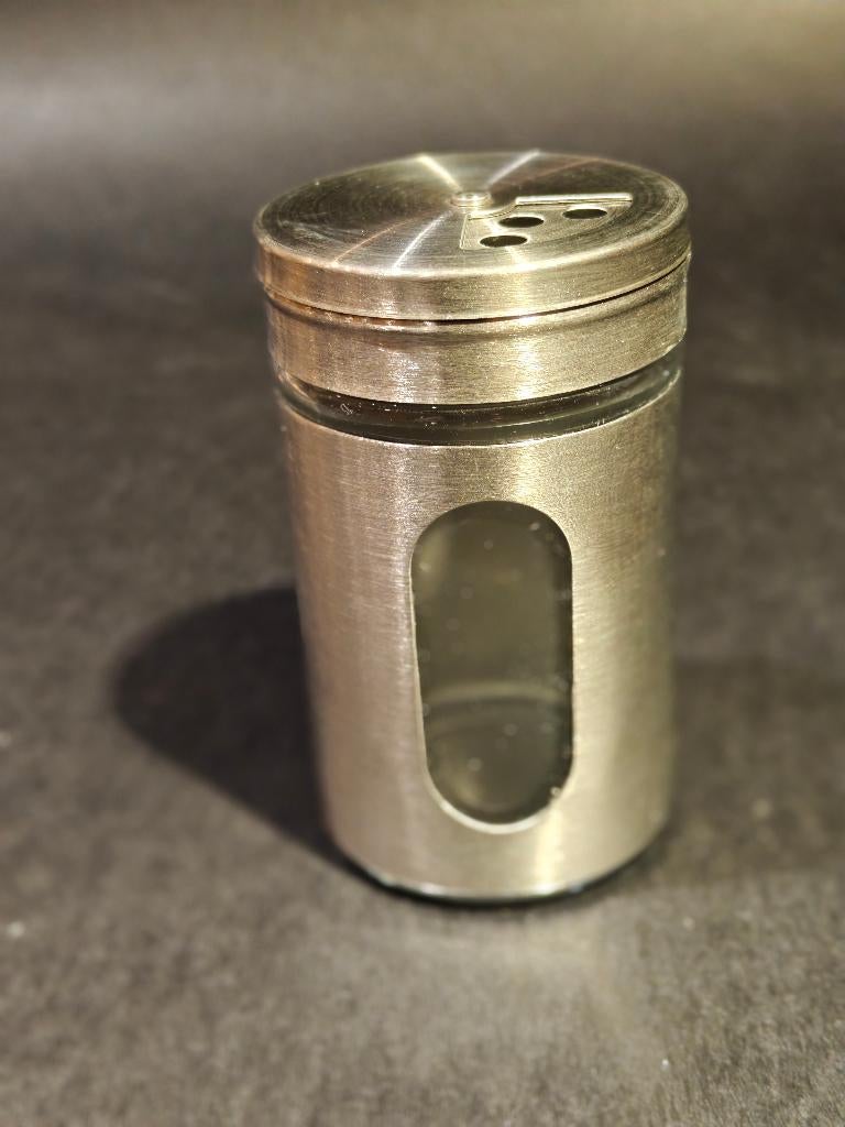kruidenstrooier RVS / glas, Ophalen of Verzenden, Nieuw