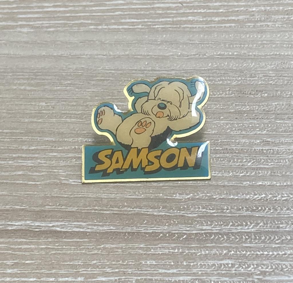 PIN - SAMSON, Verzamelen, Verzenden, Gebruikt, Figuurtje, Speldje of Pin