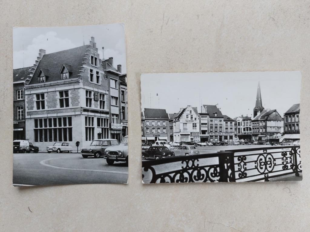 2 oude postkaarten Ath, Envoi