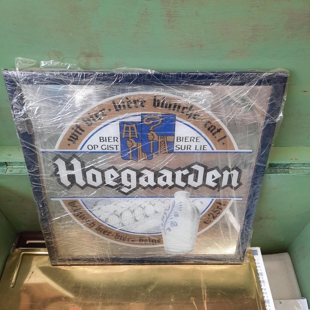 Hoegaarden spiegel . Ongeschonden , nog in verpakking ., Ophalen