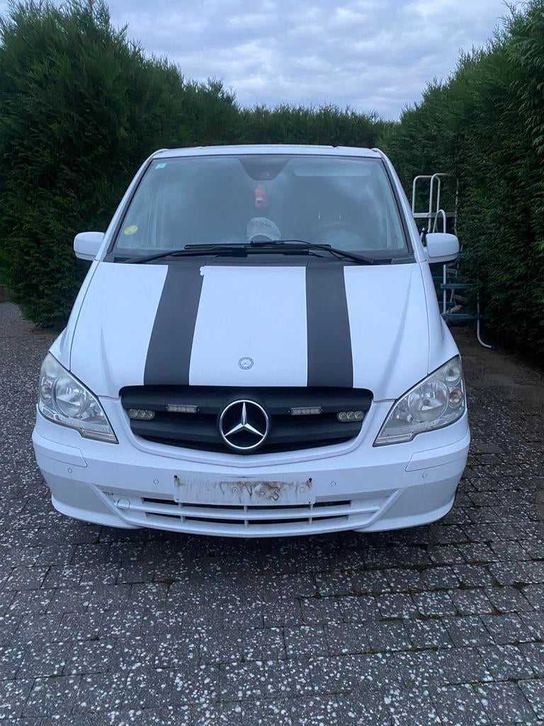 Mercedes Vito, Auto's, Bestelwagens en Lichte vracht, Stof, Zwart, 4 cilinders, Wit