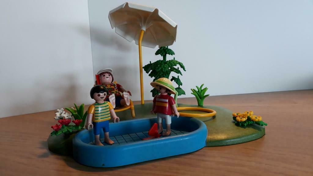 Playmobil kinderzwembad 4140, Ophalen of Verzenden, Gebruikt