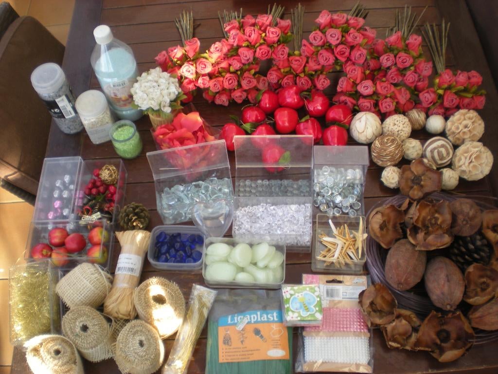 bloemschikmateriaal - decoratiemateriaal, Ophalen