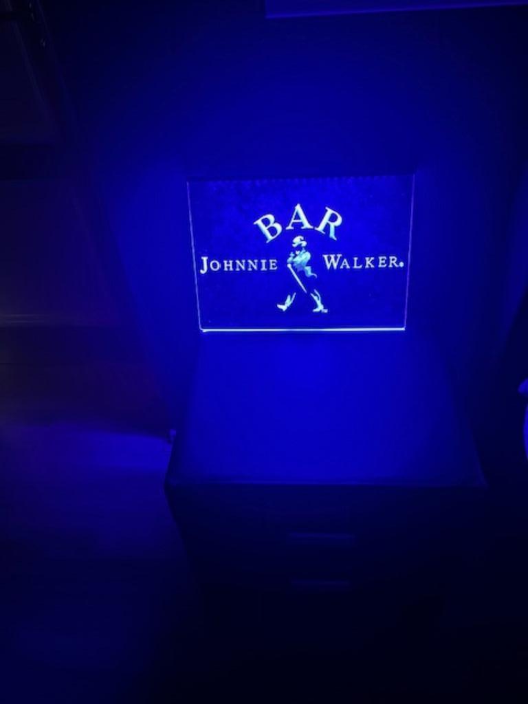 Barre lumineuse de bar - Johny Walker, Bricolage & Construction, Enlèvement ou Envoi, Comme neuf