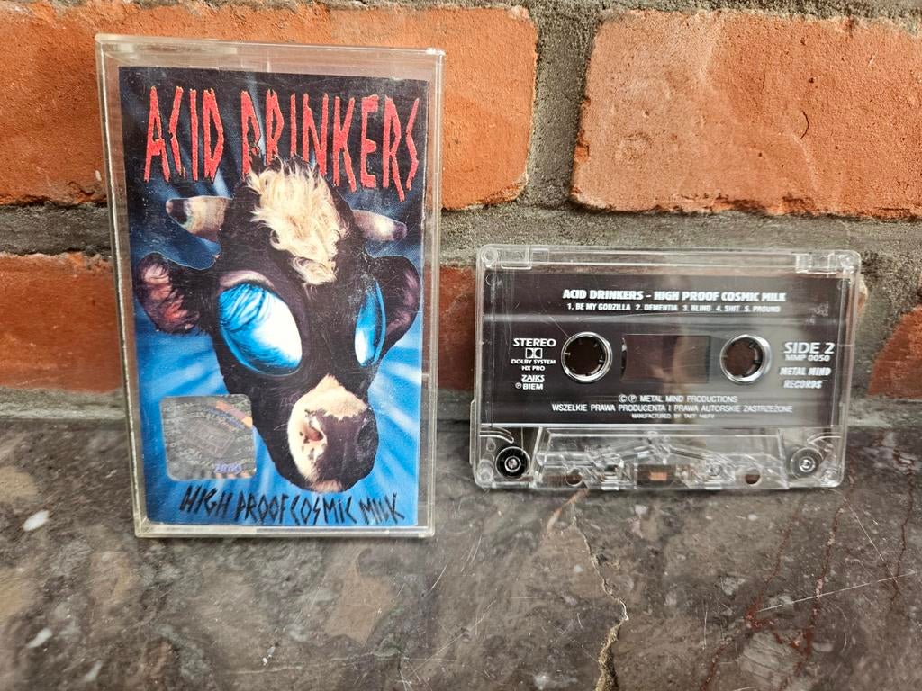 Acid Drinkers – High Proof Cosmic Milk cassette | thrash met, Ophalen of Verzenden