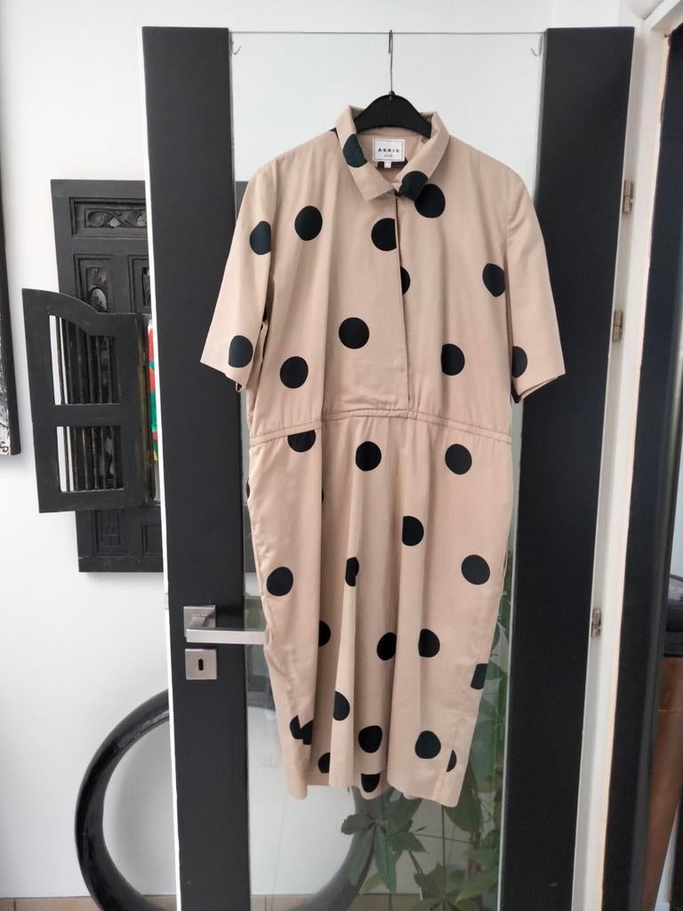 Jurkje korte mouwen.merk akris, Kleding | Dames, Ophalen of Verzenden, Zo goed als nieuw, Zwart