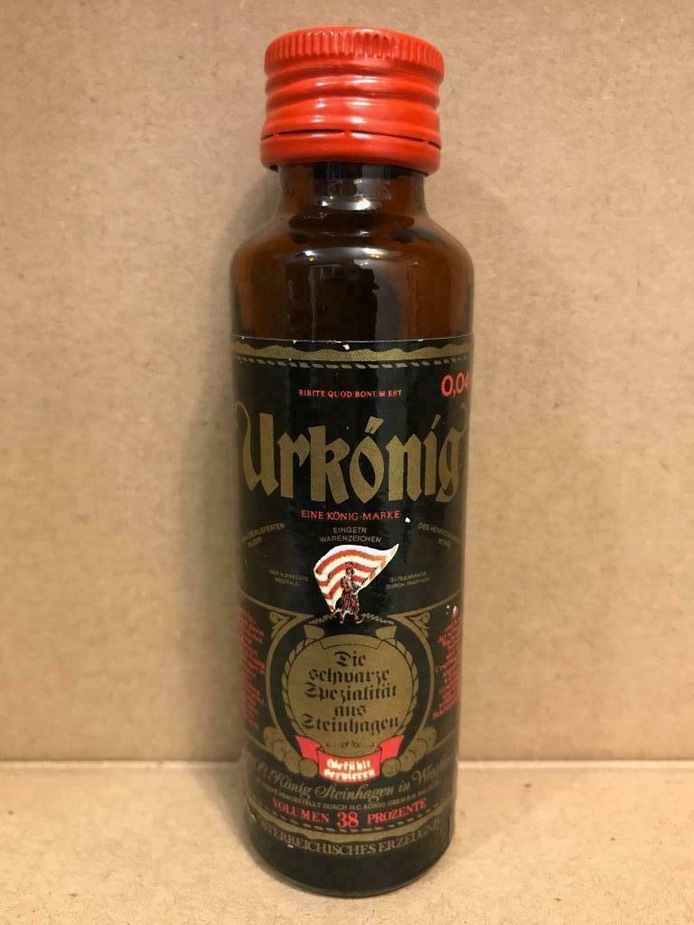 Urkönig - Mignonnette d'alcool - 4 cl - Autriche, Neuf, Autres régions, Enlèvement ou Envoi, Pleine