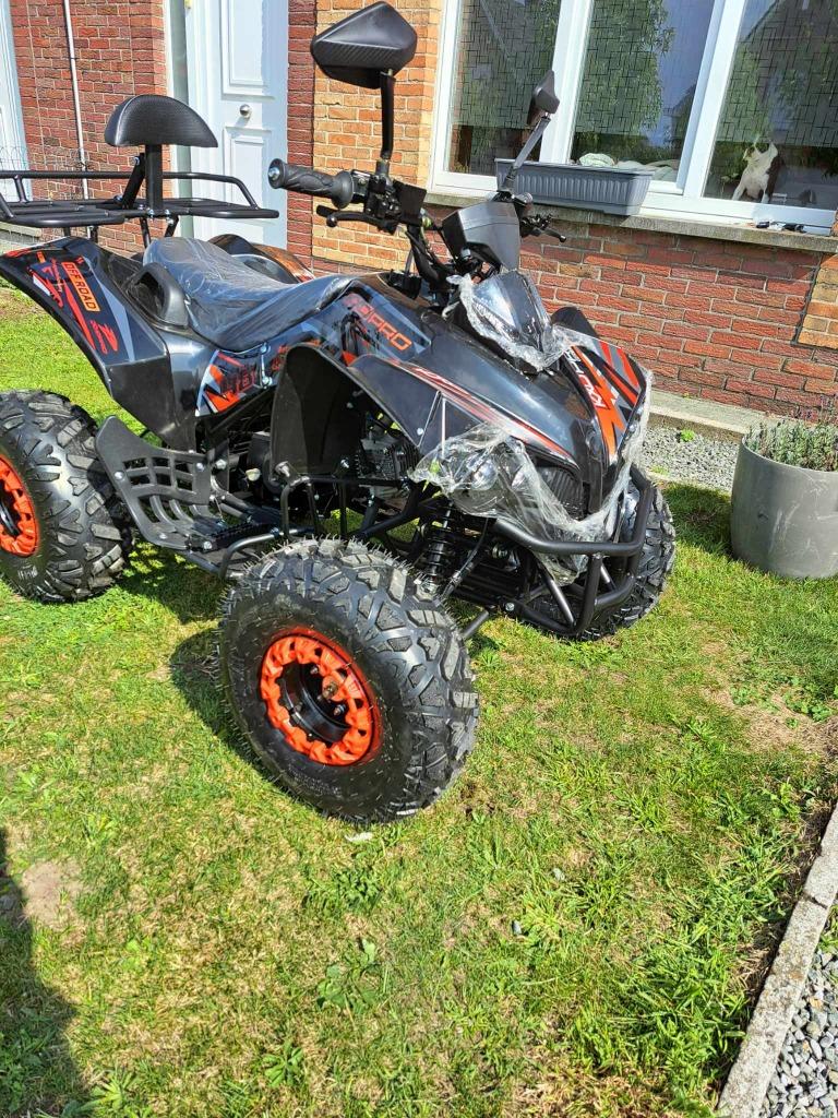 QUADS 125C benz en electrisch 1200w zijn nieuw met garantie, 125 cc, 11 kW of minder, 1 cilinder