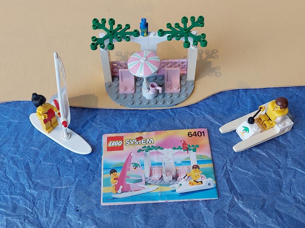 Lego Paradisa 6401 Cabane de plage, Enlèvement ou Envoi, Utilisé, Ensemble complet, Lego
