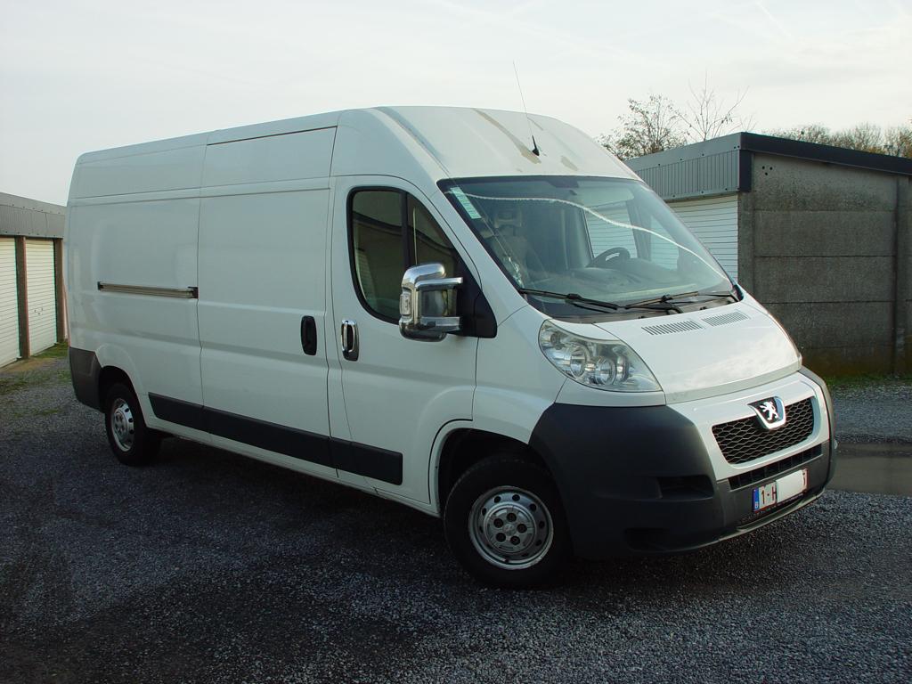 peugeot boxer L3 H2 2.2 hdi 120pk 2008, Auto's, Voorwielaandrijving, Stof, 4 cilinders, Wit