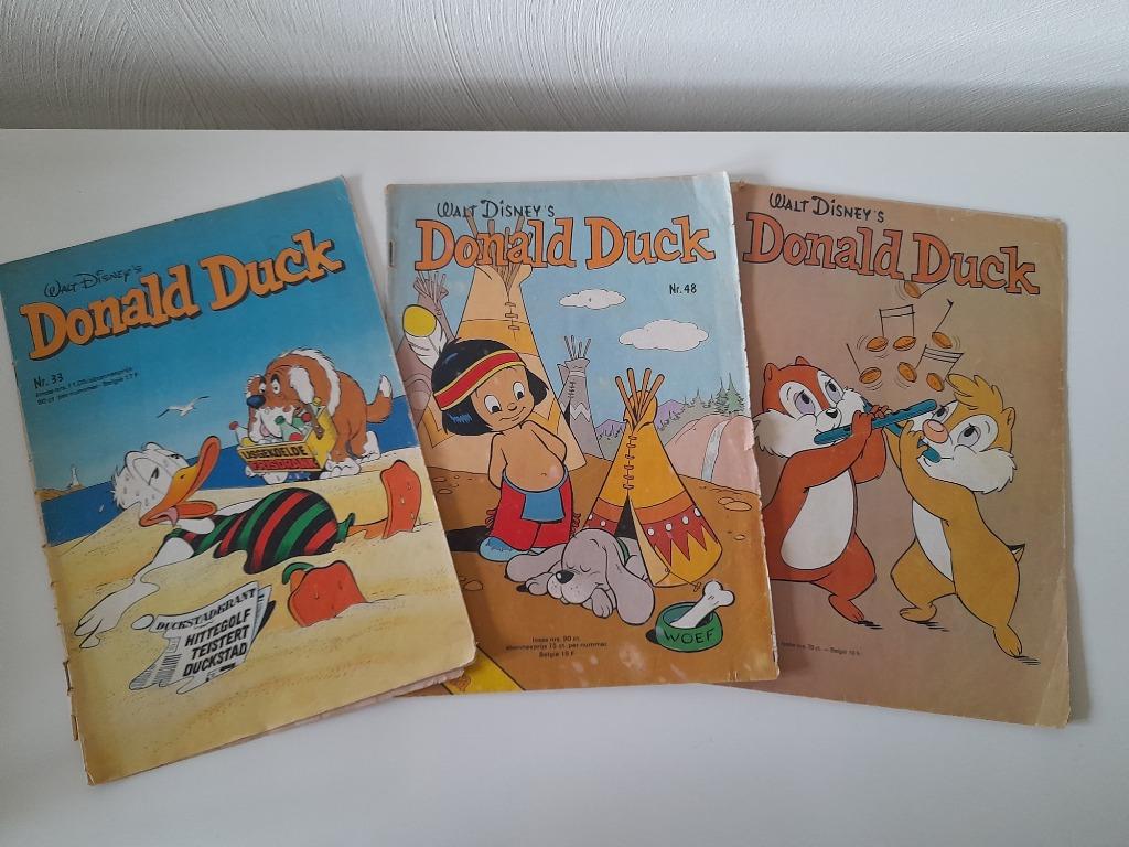 Walt Disney  's Donald Duck  - 3 tijdschriften,  1970, Boeken, Gelezen, Amerika, Walt Disney, Ophalen of Verzenden