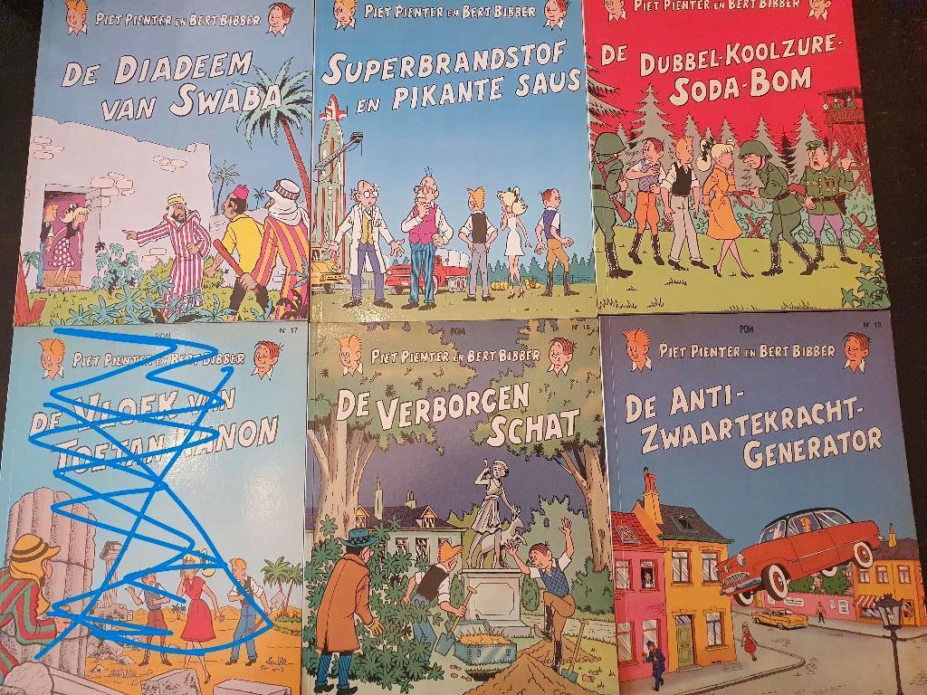 Bert Bibber en Piet Pienter 10 boeken, Boeken, Ophalen of Verzenden, Gelezen, POM - Charel Cambré