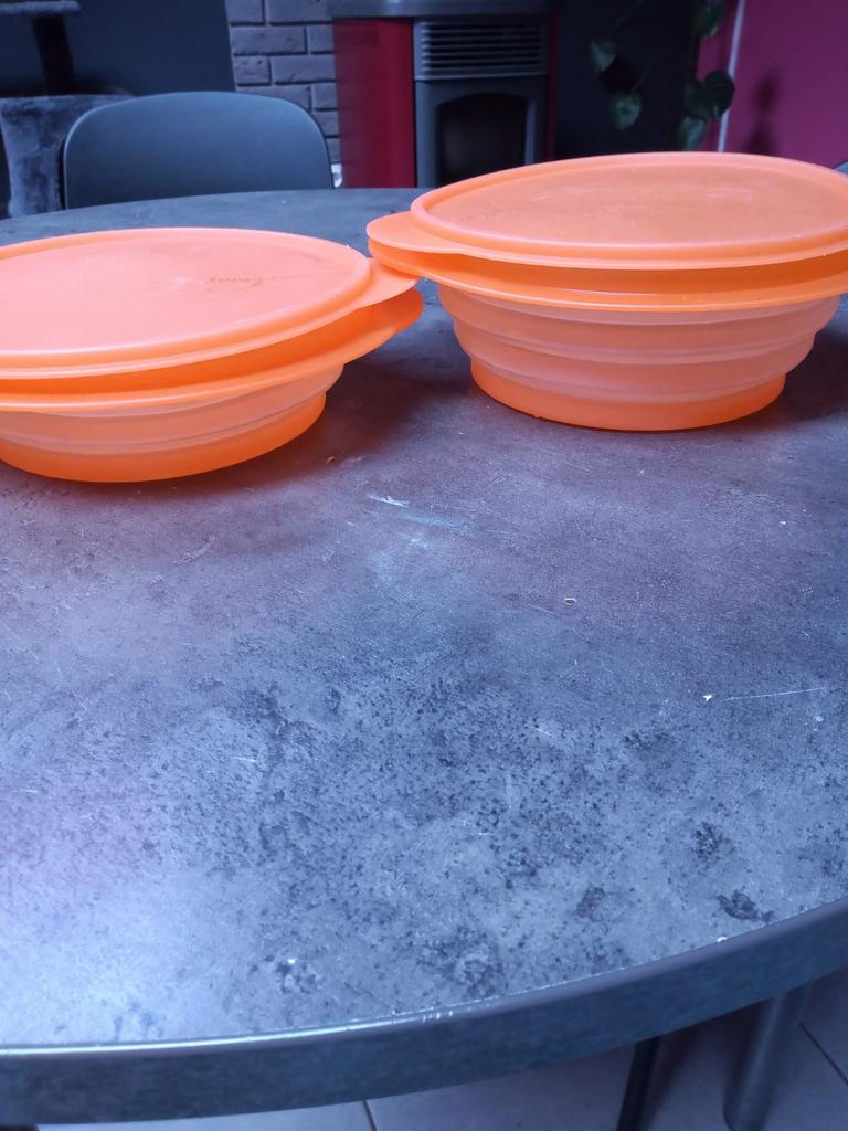 2 tupperware Mini max, Orange