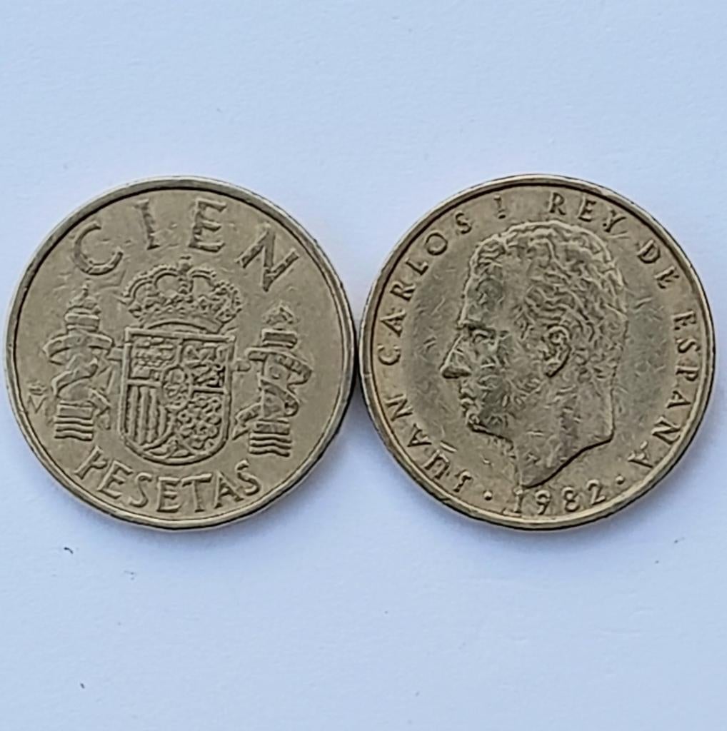 Espagne 2 x 100 pesetas (641), Timbres & Monnaies, Enlèvement ou Envoi, Autres pays, Série
