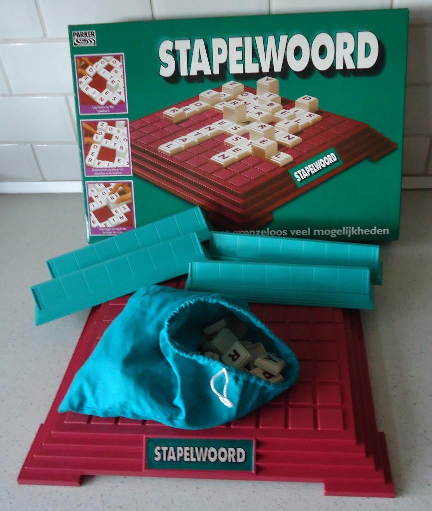 Stapelwoord van Parker in prima staat en compleet !, Een of twee spelers, Ophalen of Verzenden, Zo goed als nieuw, Parker