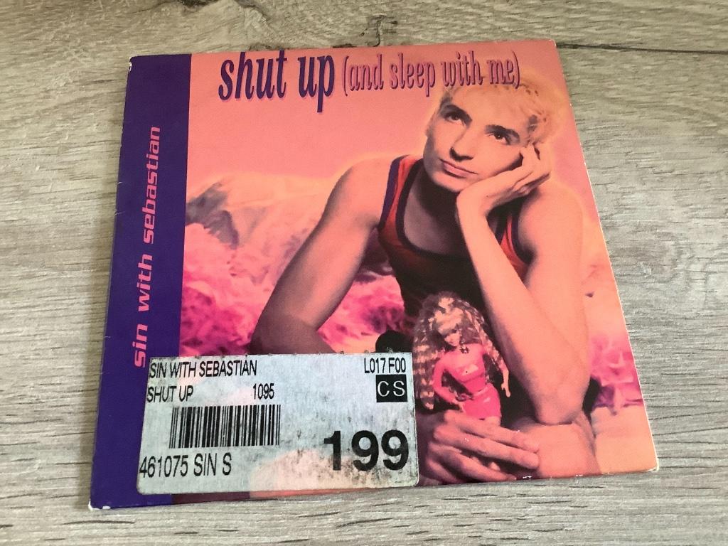 Single « Sin with Sebastian » (Shut up) (1995), Enlèvement ou Envoi, Utilisé, Pop