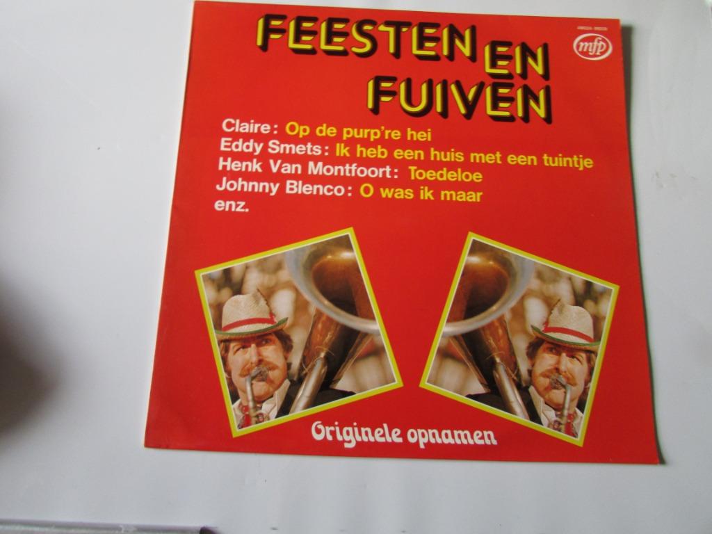 FEESTEN EN FUIVEN, ORIGINELE OPNAMEN, LP, Cd's en Dvd's, Ophalen of Verzenden, Gebruikt, 12 inch, Levenslied of Smartlap