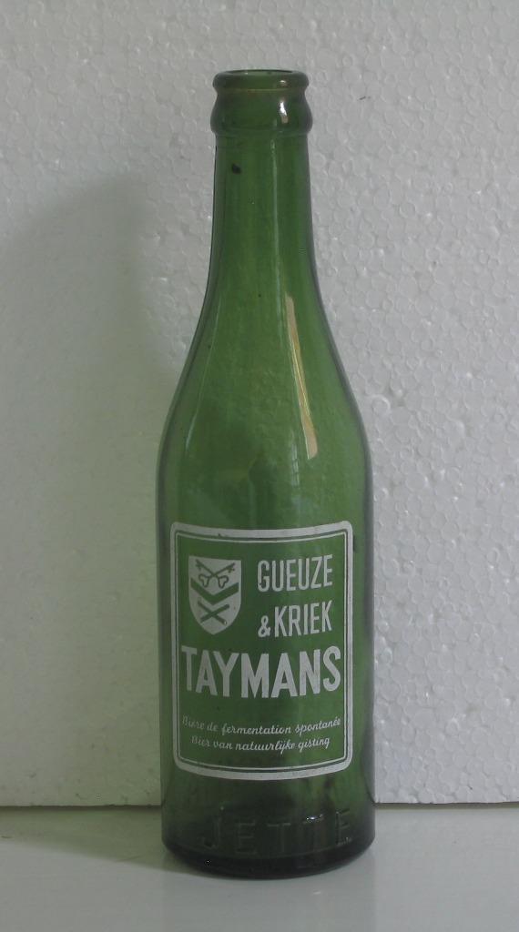 BOUTEILLE DE BIÈRE BRIE TAYMANS GUEUZE & KRIEK JETTE (161), Enlèvement, Utilisé, Bouteille(s), Autres marques