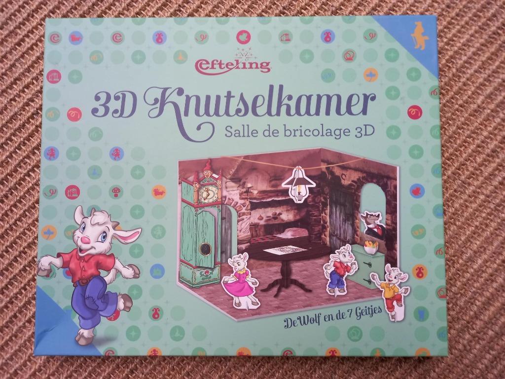 Efteling knutselset 3D, Ophalen of Verzenden, Gebruikt, Overige typen