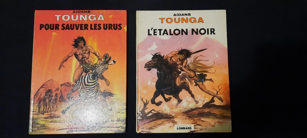 2 bds Tounga cartonnées,T 8 et 9 ,2 X EO, Ophalen of Verzenden