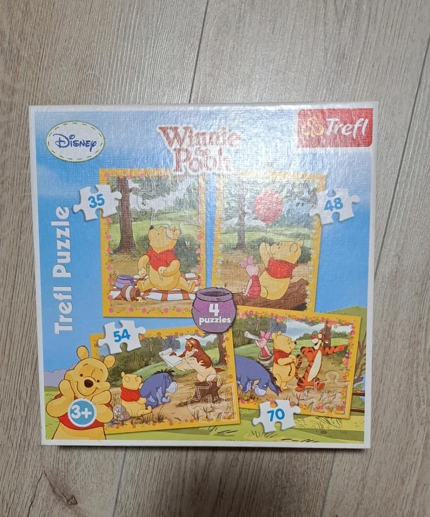 4 Disney Winnie de Poeh-puzzel, Ophalen, Zo goed als nieuw