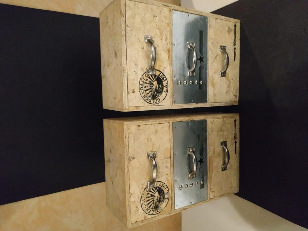 2 houten sierbakjes , nieuw, Ophalen