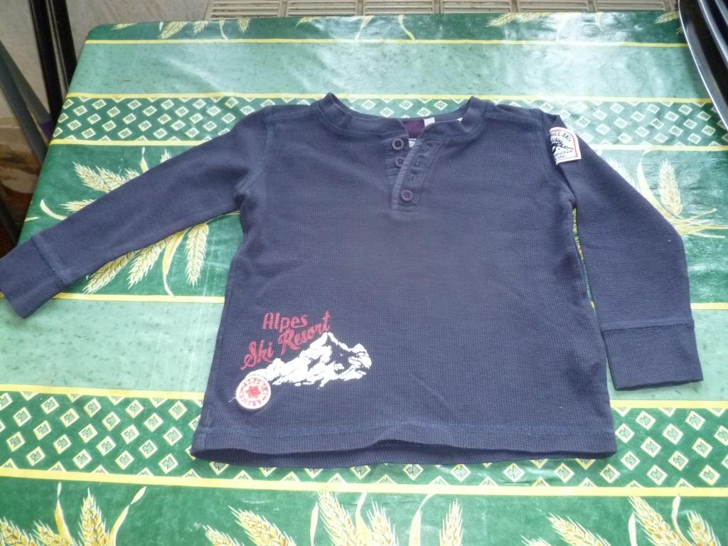 t-shirt bleu marine longues manches  taille 98 Sergent Major, Garçon, Enlèvement ou Envoi, Autres types, Utilisé
