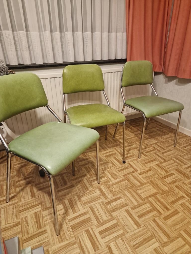 Vintage stoelen met tafel, Ophalen