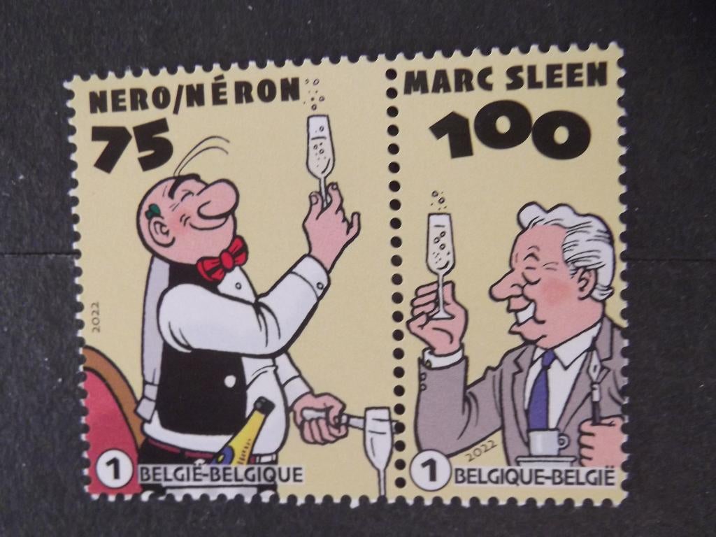 5081-5082 Marc Sleen 100 - Nero-Néron 75, Timbres & Monnaies, Enlèvement ou Envoi, Non oblitéré, Timbre-poste