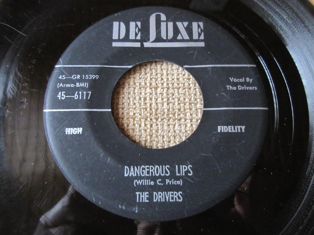 The Drivers  – Dangerous Lips / Oh Miss Nellie, Single, Utilisé, 7 pouces, R&B et Soul