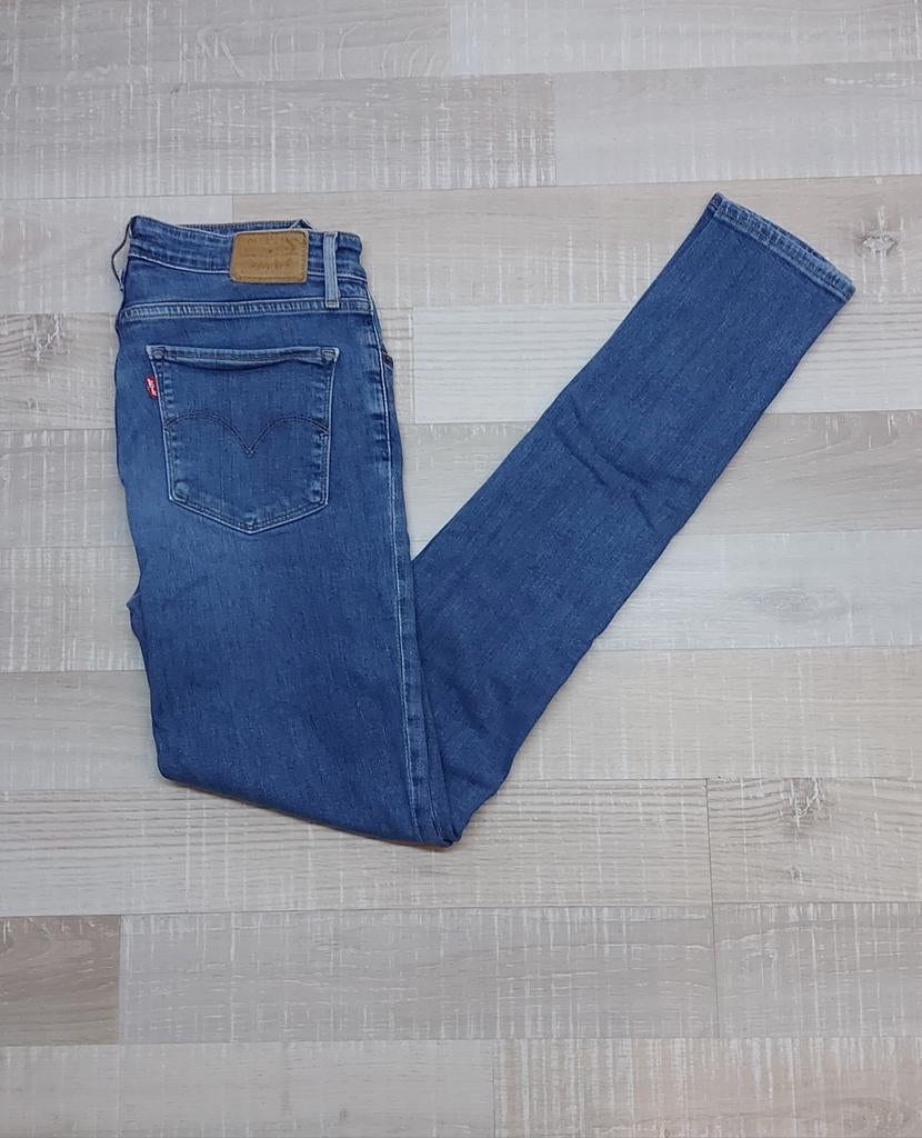 Levi's 721 skinny jeans met hoge taille W29 L34, Blauw, Ophalen of Verzenden, Zo goed als nieuw, W28 - W29 (confectie 36)