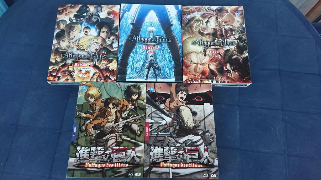 Coffret L' Attaque des Titans saison 1 à 3, Anime (japonais), Enlèvement ou Envoi, Dessin animé, Coffret