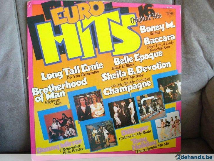 vinyl - lp - euro hits, Cd's en Dvd's, Vinyl | Pop, Ophalen of Verzenden