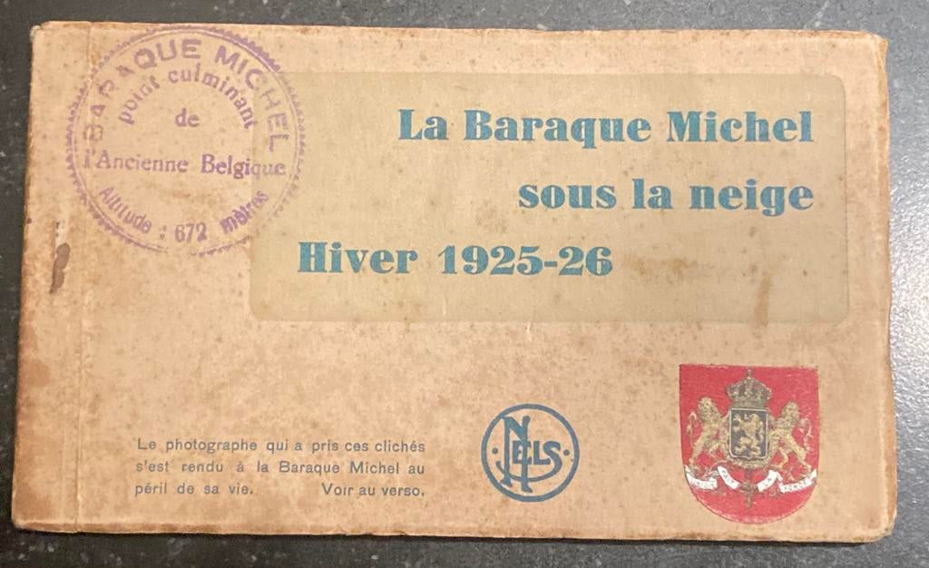 Boekje postkaarten Baraque Michel 1925-1926 100 jaar oud !, Verzamelen, Postkaarten | België, Ophalen of Verzenden, 1920 tot 1940