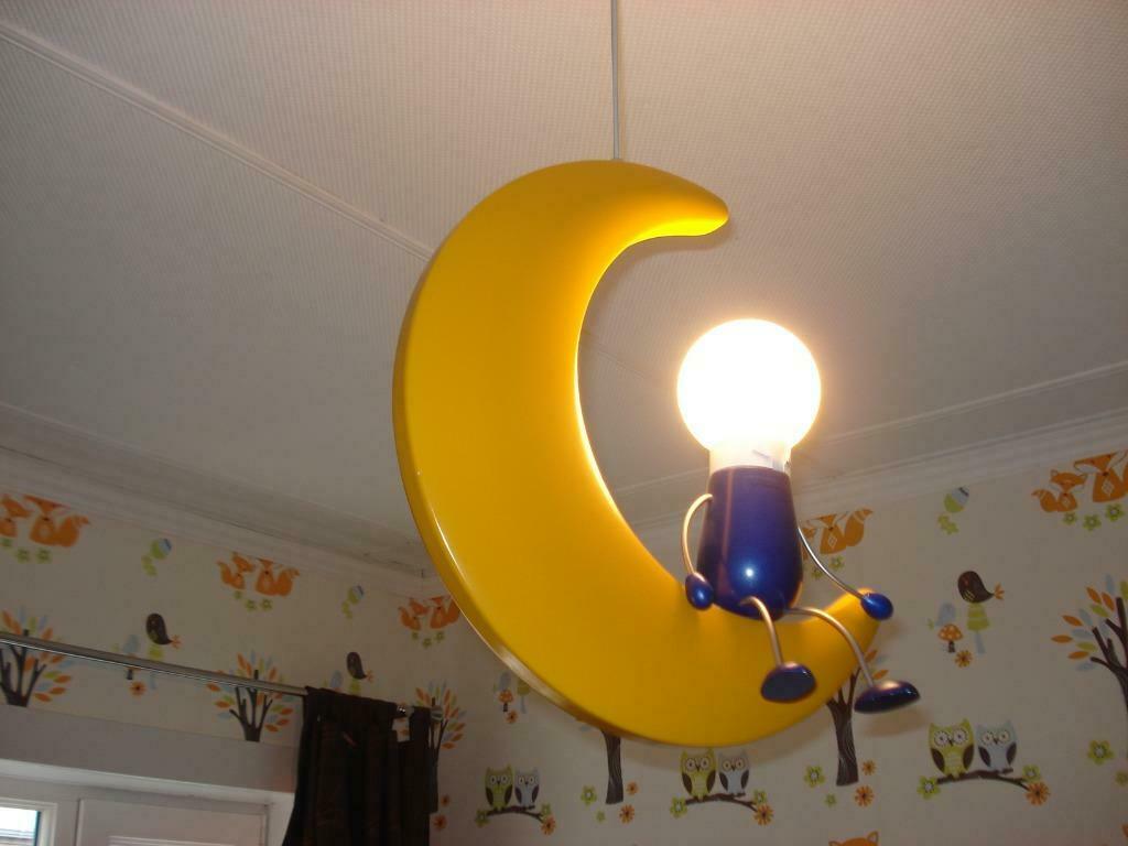 Luminaire enfant croissant de lune /// Parfait état ///, Enlèvement, Comme neuf, Bois
