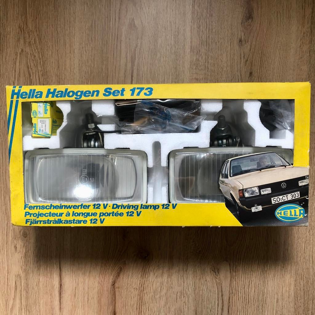 Hella Halogen Set 173 Mistlampen Nieuw NOS Oldtimer Vintage, Auto-onderdelen, Verlichting, Alfa Romeo, Amerikaanse onderdelen