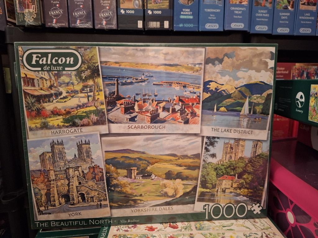 Falcon puzzels 1000 stukjes, Hobby en Vrije tijd, Ophalen of Verzenden, 500 t/m 1500 stukjes, Nieuw, Legpuzzel