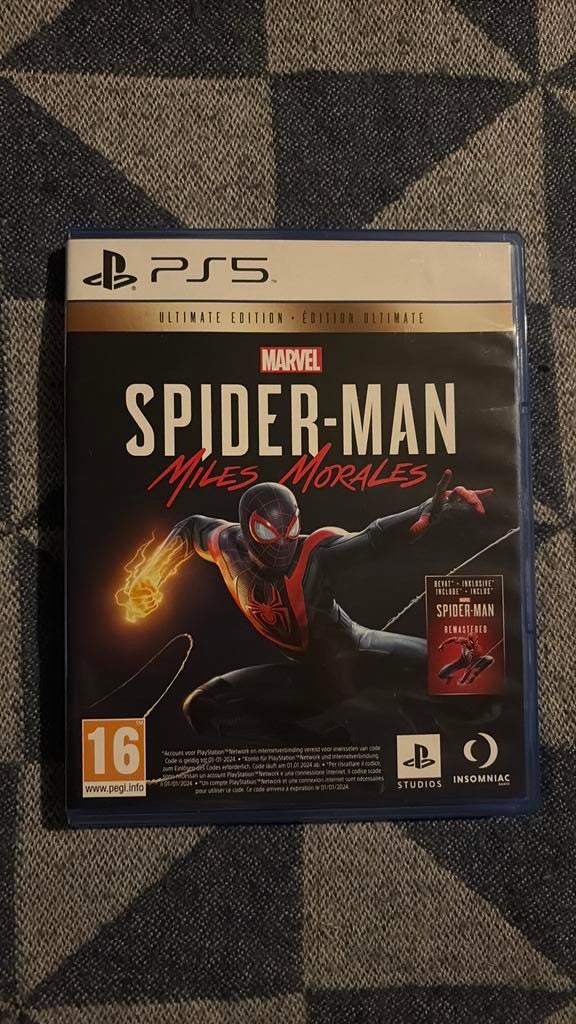 Marvel's Spider-Man : Miles Morales - Ultimate Edition, Games en Spelcomputers, Games | Sony PlayStation 5, Ophalen, Gebruikt
