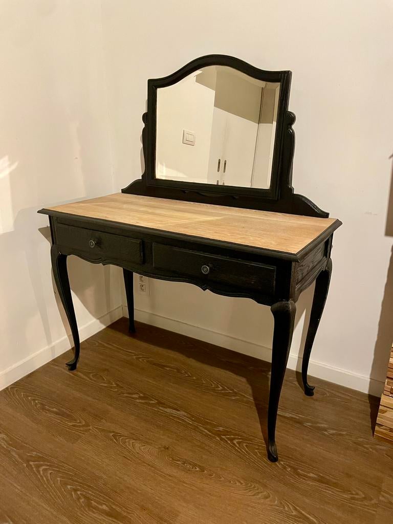 Coiffeuse en chene massief- années 30, Maison & Meubles, Tables | Coiffeuses, 100 à 150 cm, Enlèvement, Utilisé, 100 à 150 cm