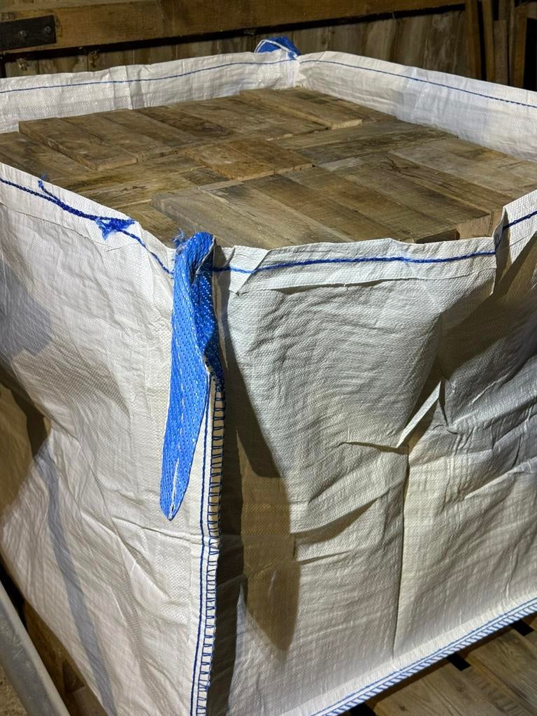 Bigbag volle halve kuub Beuk brandhout perfecte blokken, Minder dan 3 m³, Ophalen, Beukenhout, Blokken