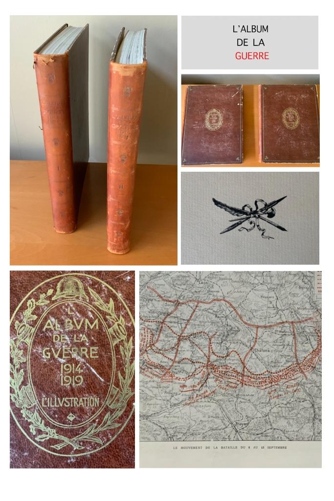 Deux tomes L’album de la guerre L'illustration Paris 1930, Enlèvement ou Envoi, Utilisé, Général