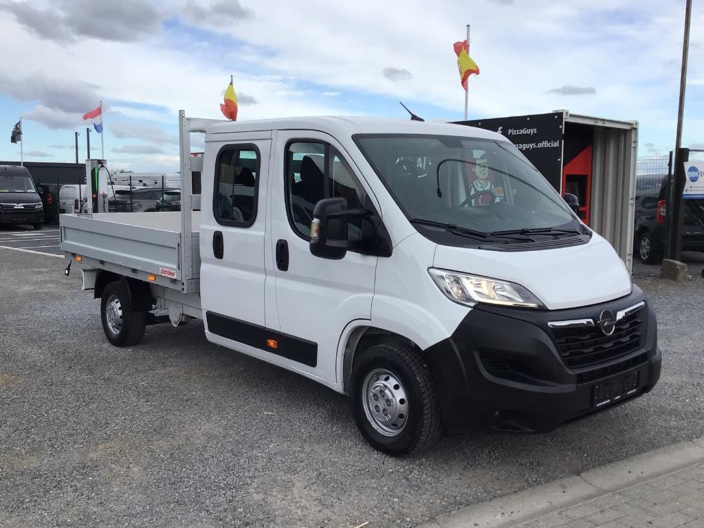 opel movano laadbak/dubbel cabine 7plaats 2023 18950e ex, Auto's, Bestelwagens en Lichte vracht, Voorwielaandrijving, 4 deurs