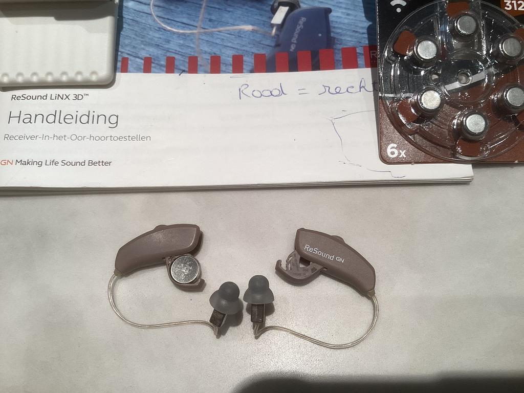 Hoorapparaat, Elektronische apparatuur, Ophalen, Gebruikt