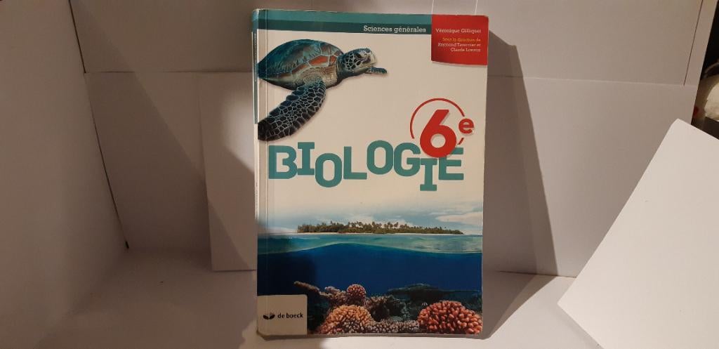 BIOLOGIE 6e    de boeck, Livres, Enlèvement, Utilisé
