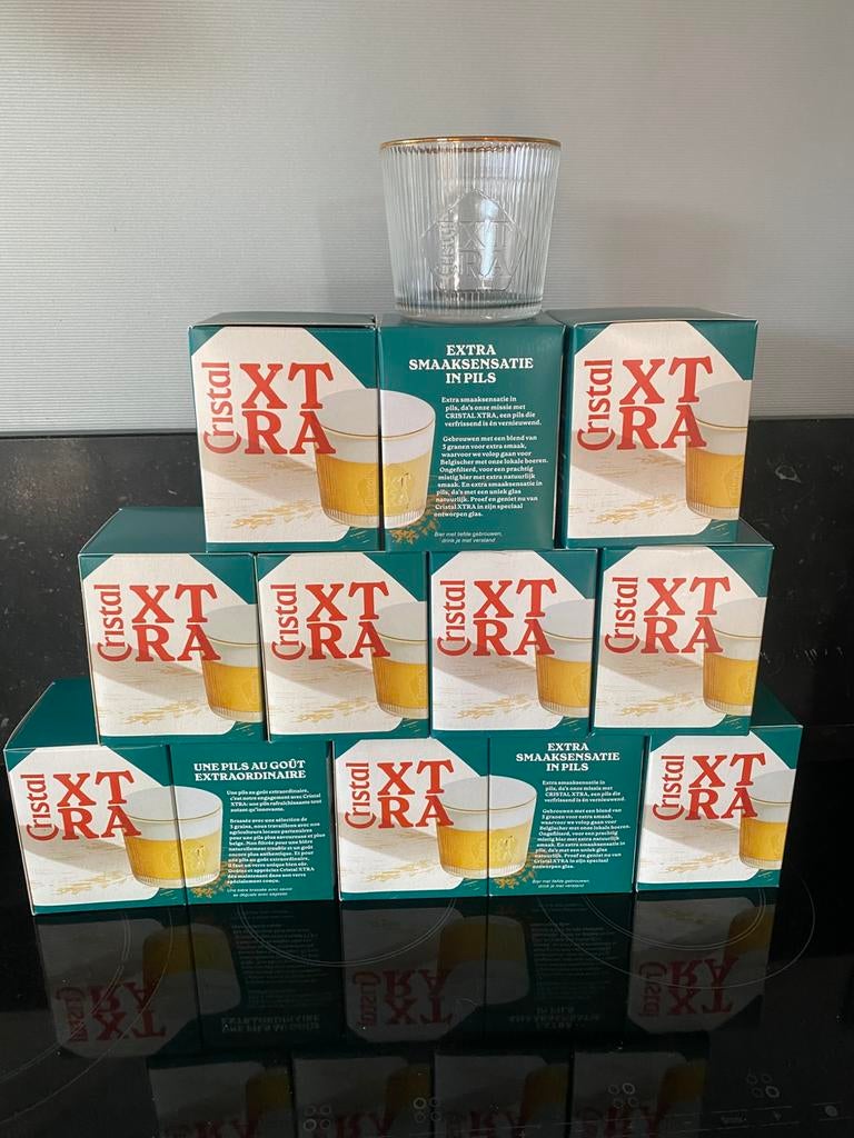 cristal alken xtra 12x, Enlèvement ou Envoi, Comme neuf, Verre ou Verres, Autres marques